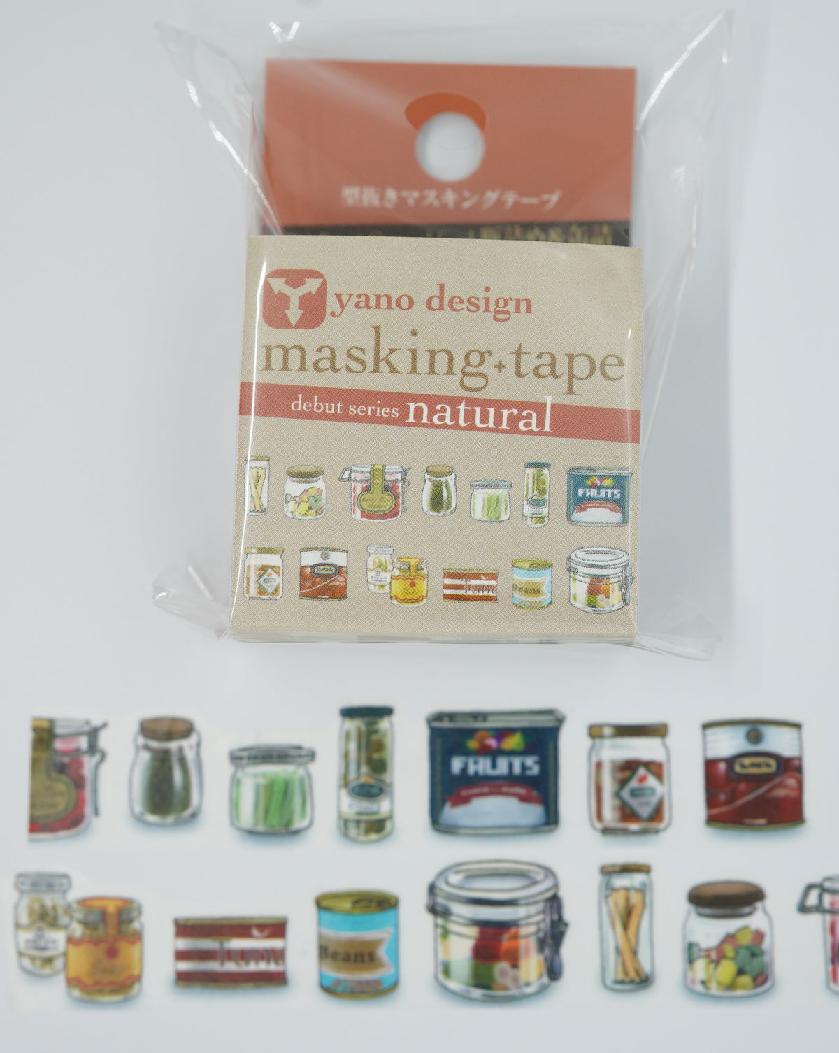 Round Top Yano Canned Food Washi Tape