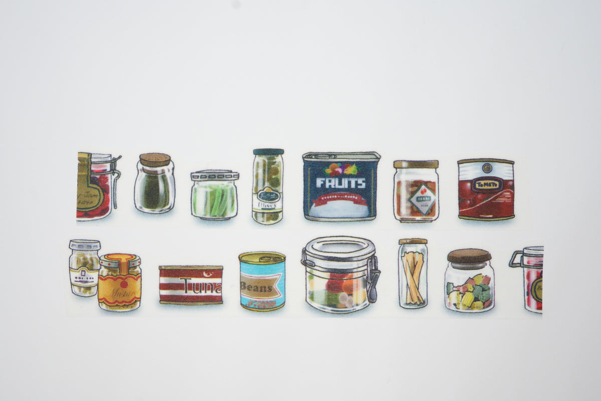 Round Top Yano Canned Food Washi Tape