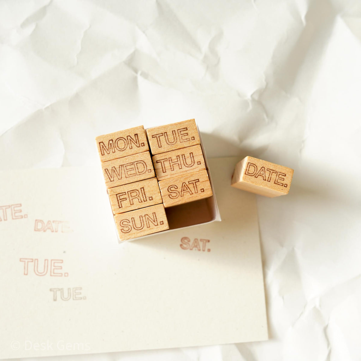 Kurukynki Original Stamp set - Days and Date 