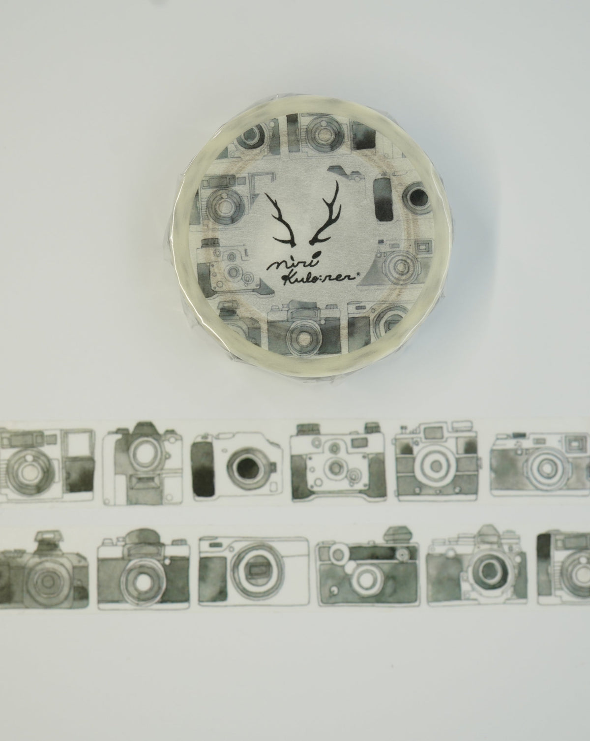 Round Top Mirikulo:rer Camera Washi Tape