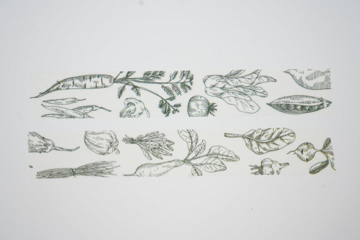 Round Top Mirikulo:rer Vegetable Washi Tape