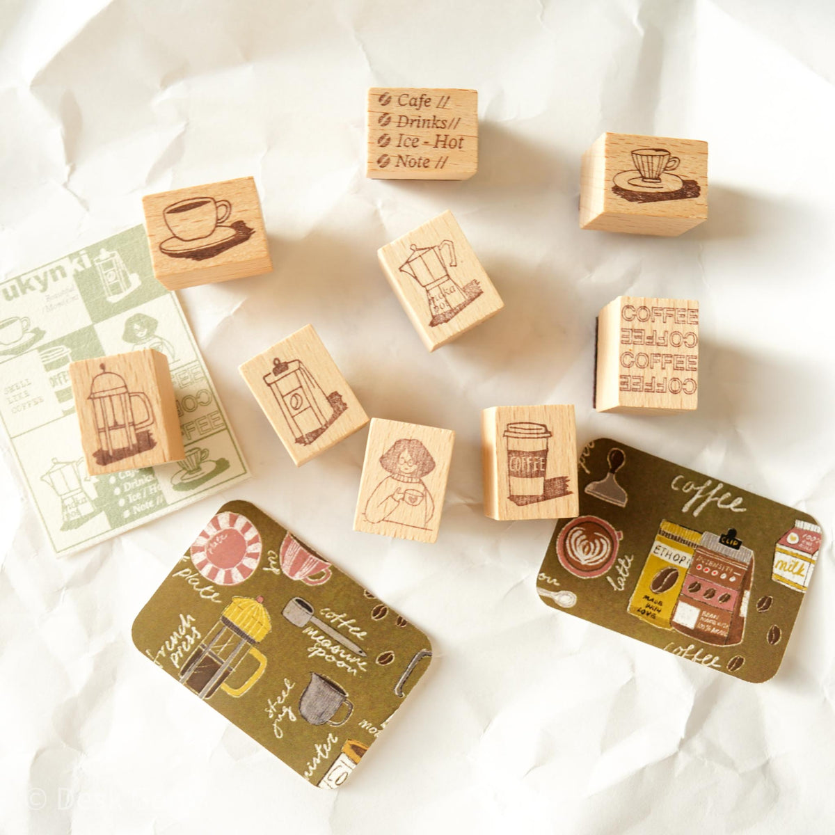Kurukynki Beautiful Moment Stamp set - Coffee