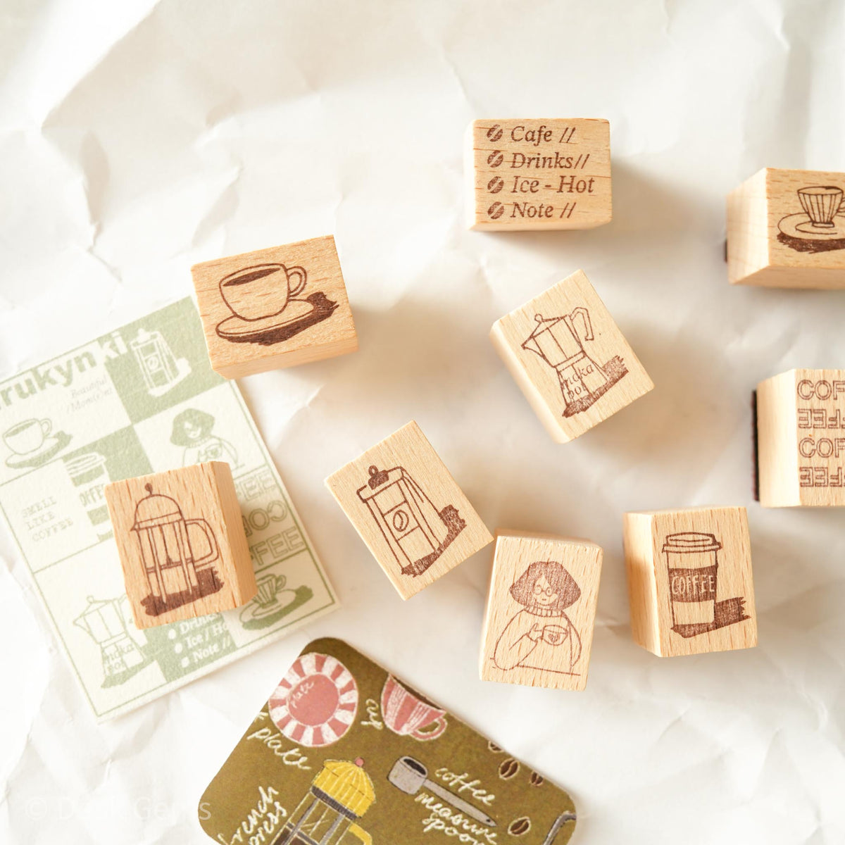 Kurukynki Beautiful Moment Stamp set - Coffee