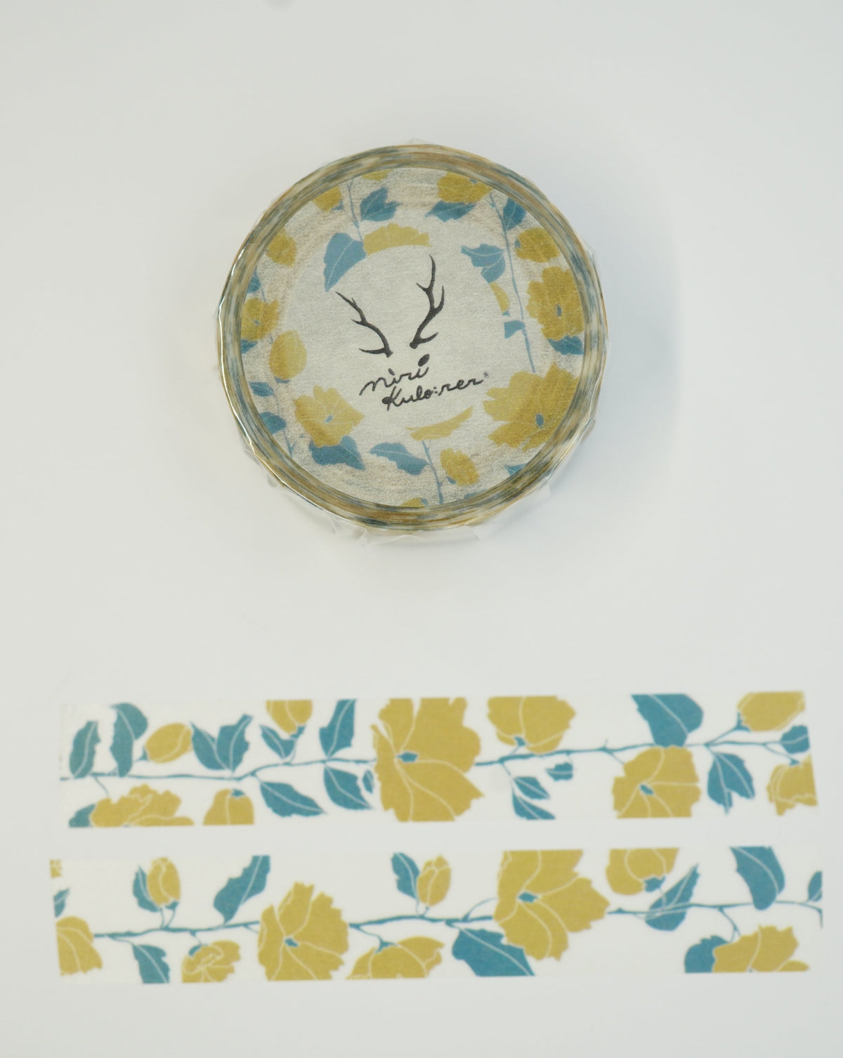 Round Top Mirikulo:rer Yellow Flower Washi Tape