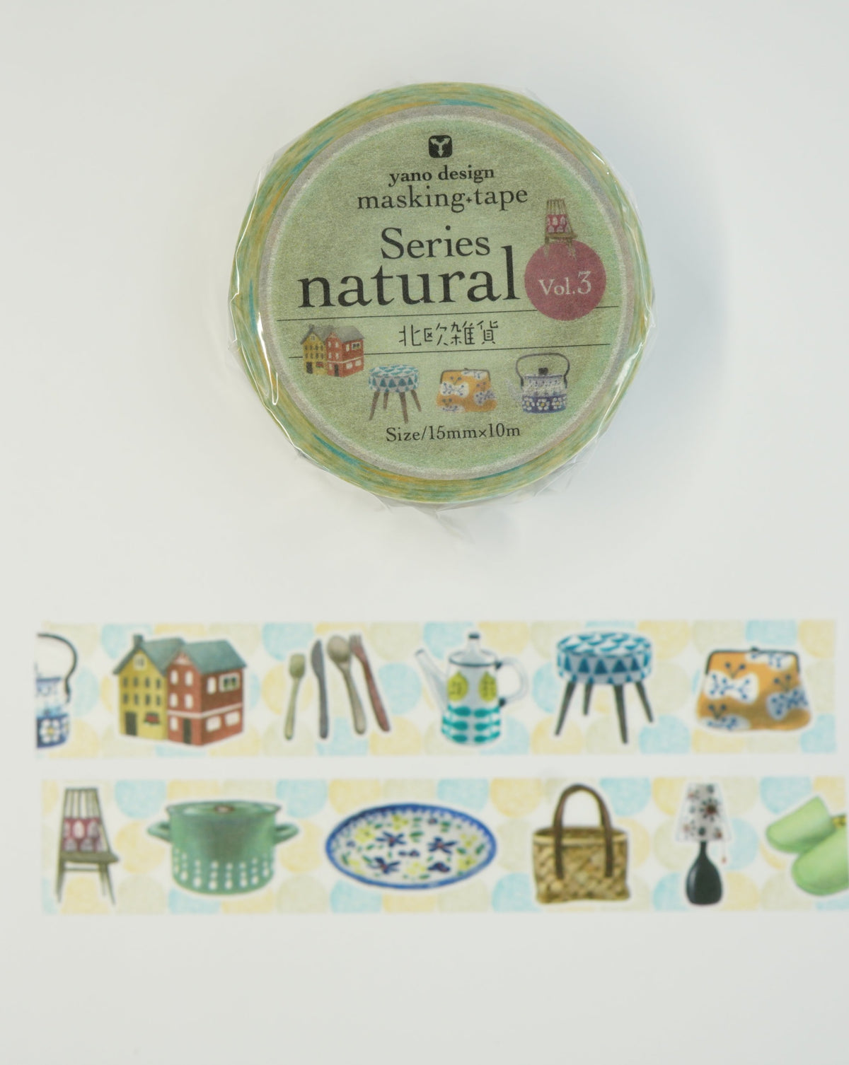 Round Top Yano Scandinavian Items Washi Tape