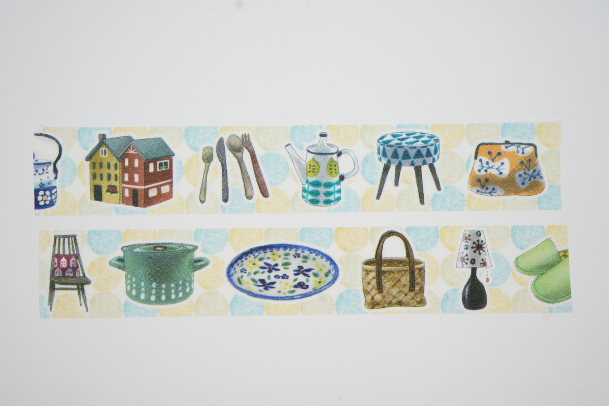 Round Top Yano Scandinavian Items Washi Tape