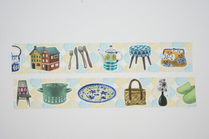 Round Top Yano Scandinavian Items Washi Tape