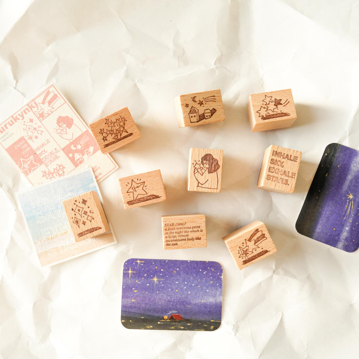 Kurukynki Beautiful Moment Stamp set - Stars 
