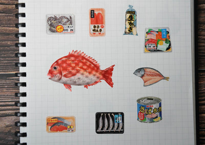 Mind Wave Supermarket Series Stickers - Fish