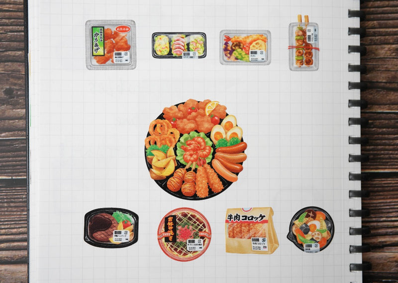 Mind Wave Supermarket Series Stickers - Handmade Appetizers (Spread)