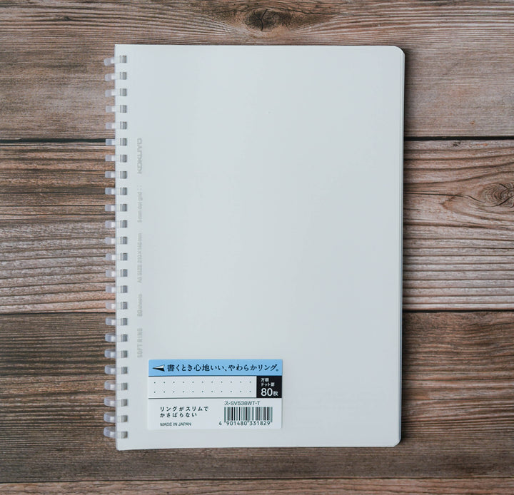 Kokuyo Softring Notebook Dotted - A5 Translucent