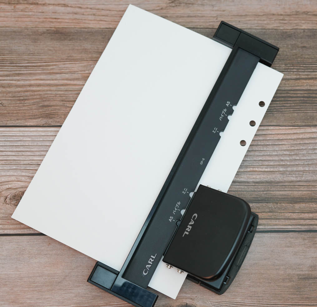 Carl 6 Hole Punch - Refill/Inserts Maker for 6 hole planners