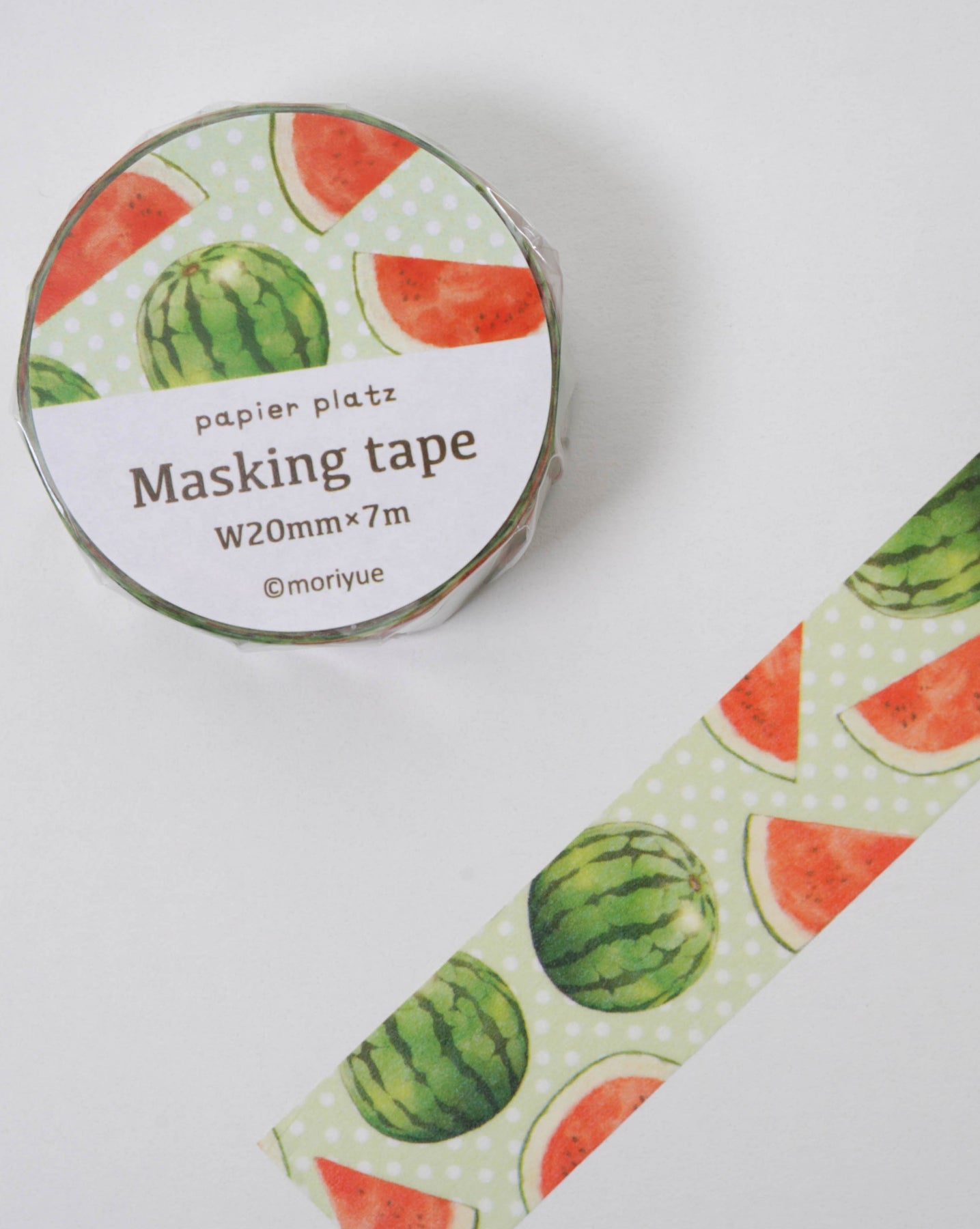 Papier Platz Moriyue Washi Tape Watermelons Desk Gems