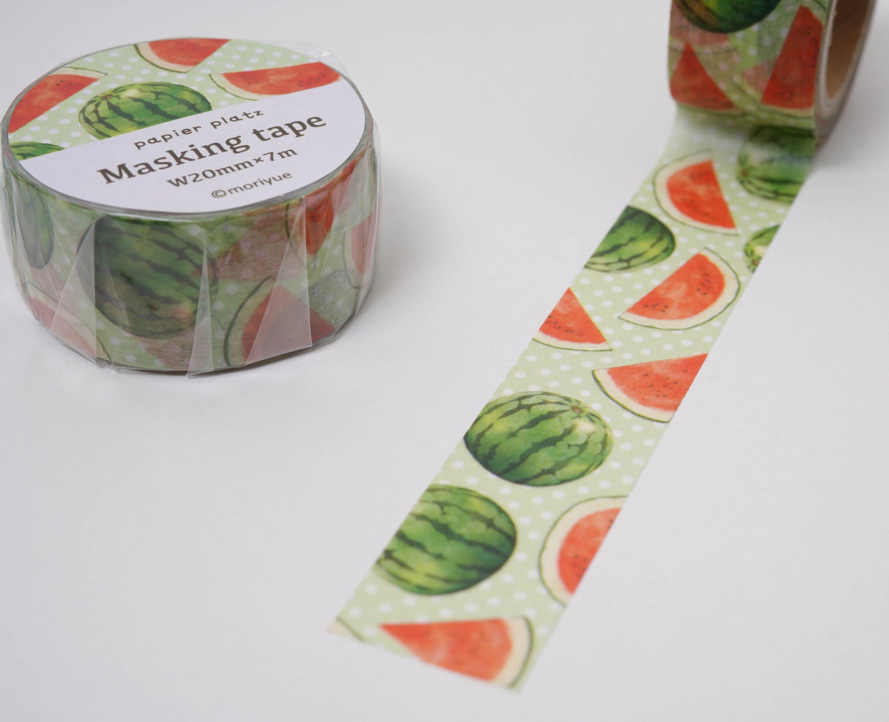Papier Platz Moriyue Washi Tape Watermelons Desk Gems