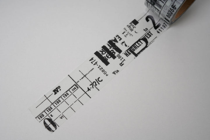 Papier Platz Sunny Sunday Washi Tape - Simple Black