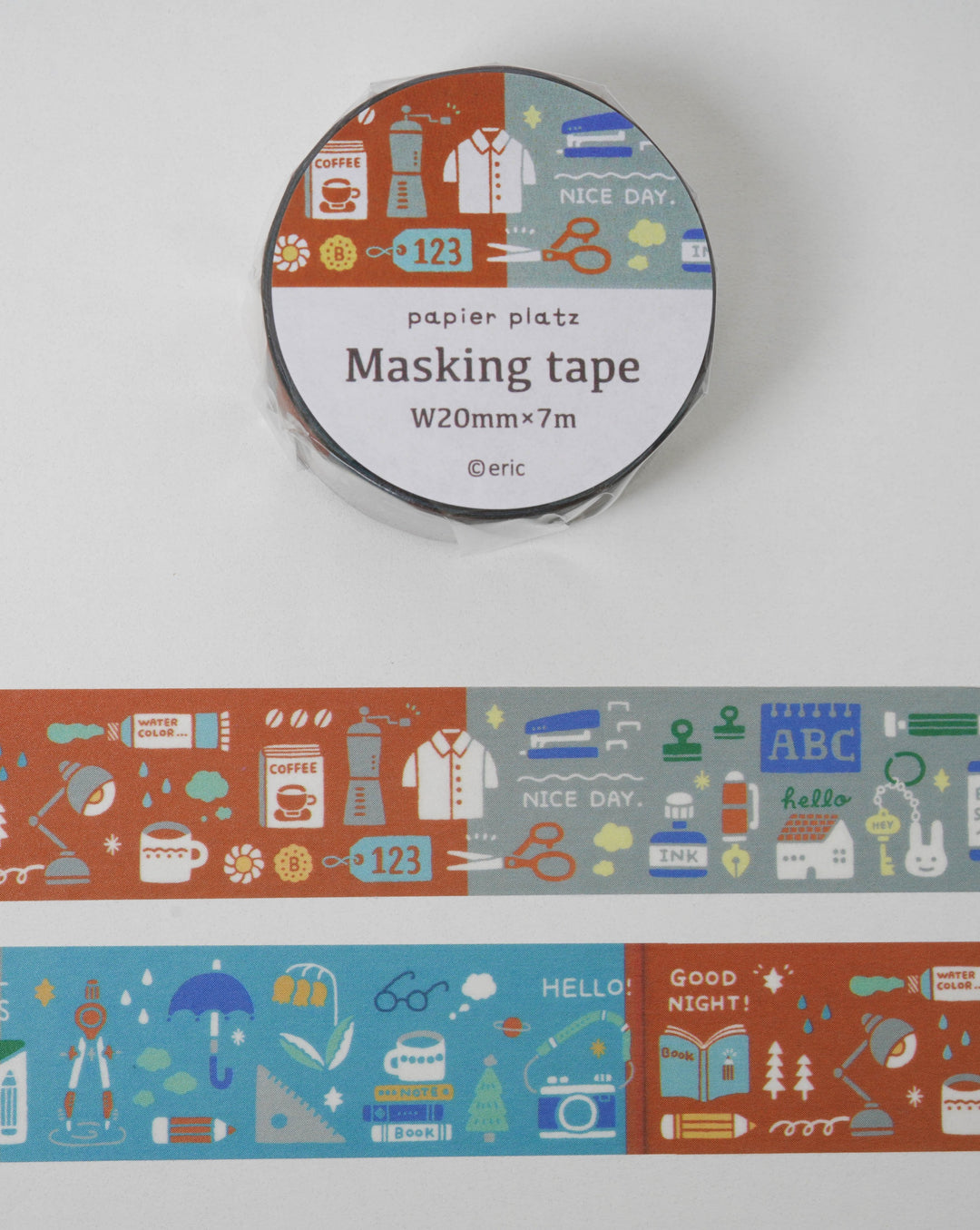 Papier Platz Eric Small Things Washi Tape - Colors