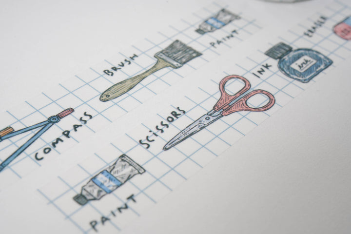 Papier Platz Maori Sakai Washi Tape - Stationeries