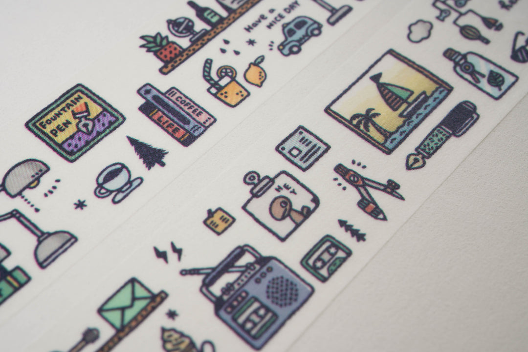 Papier Platz Eric Small Things Washi Tape - One Day