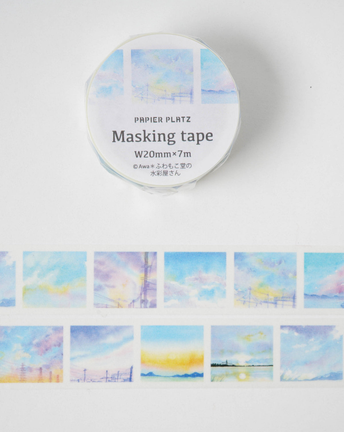Papier Platz AWA Washi Tape - Framed Sky