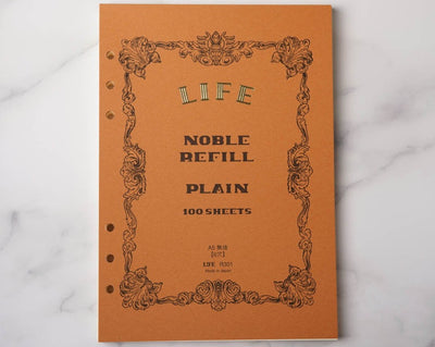 Life Noble Planner Refill Blank - A5 inserts for 6-hole planners