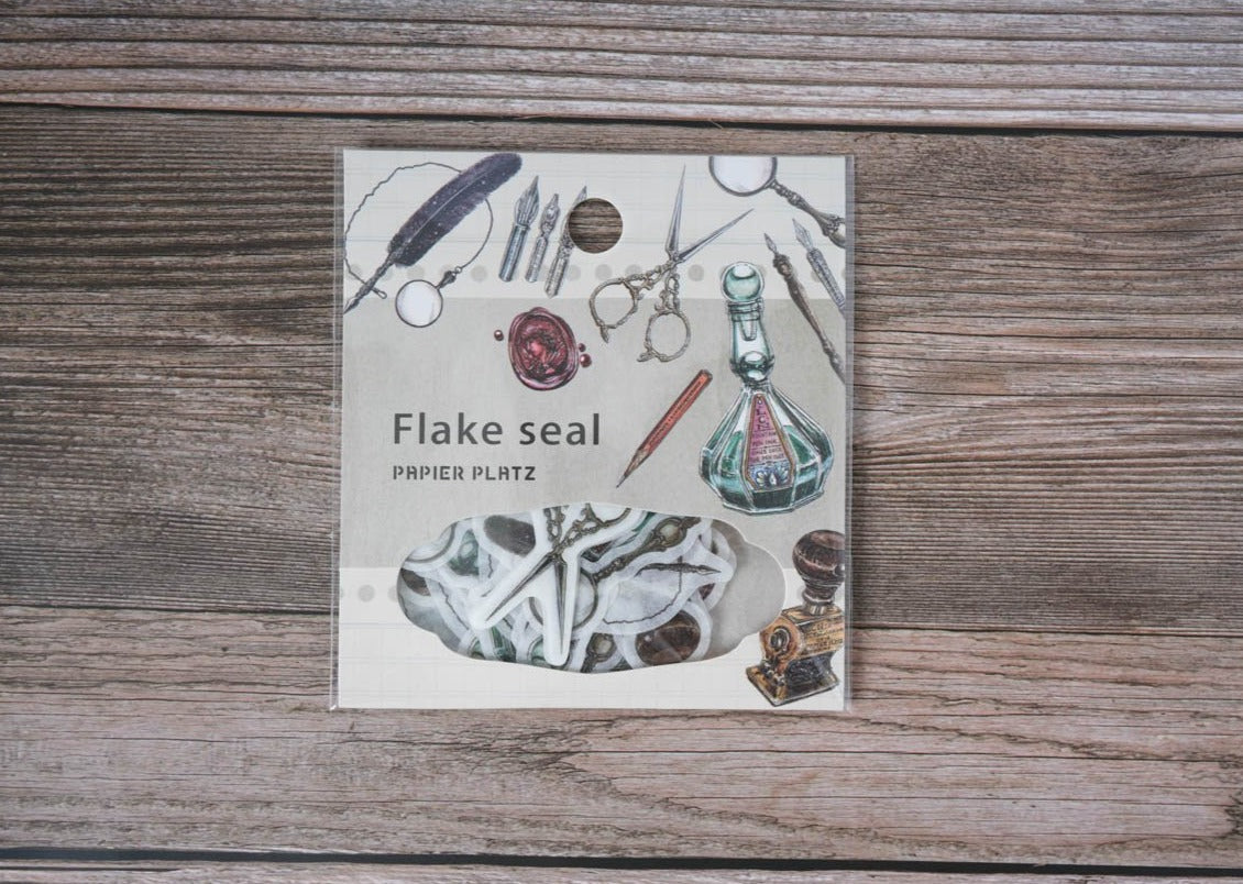 Papier Platz Lin Chia Ning Flake Seal - Antique Stationery