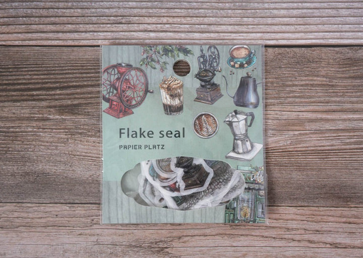 Papier Platz Lin Chia Ning Flake Seal - Coffee Shop 