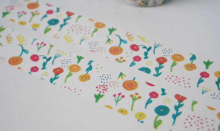 Papier Platz Kurogoma. Washi Tape - Flowers
