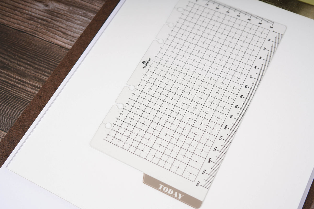Ashford Planner Bookmark with Ruler - Personal Size