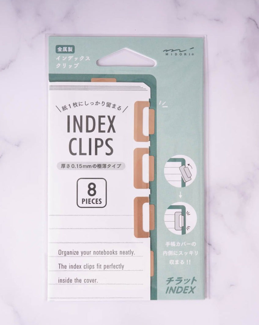 Chiratto Index Clips - Gold