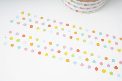 World Craft Masking Tape - Colorful Dots