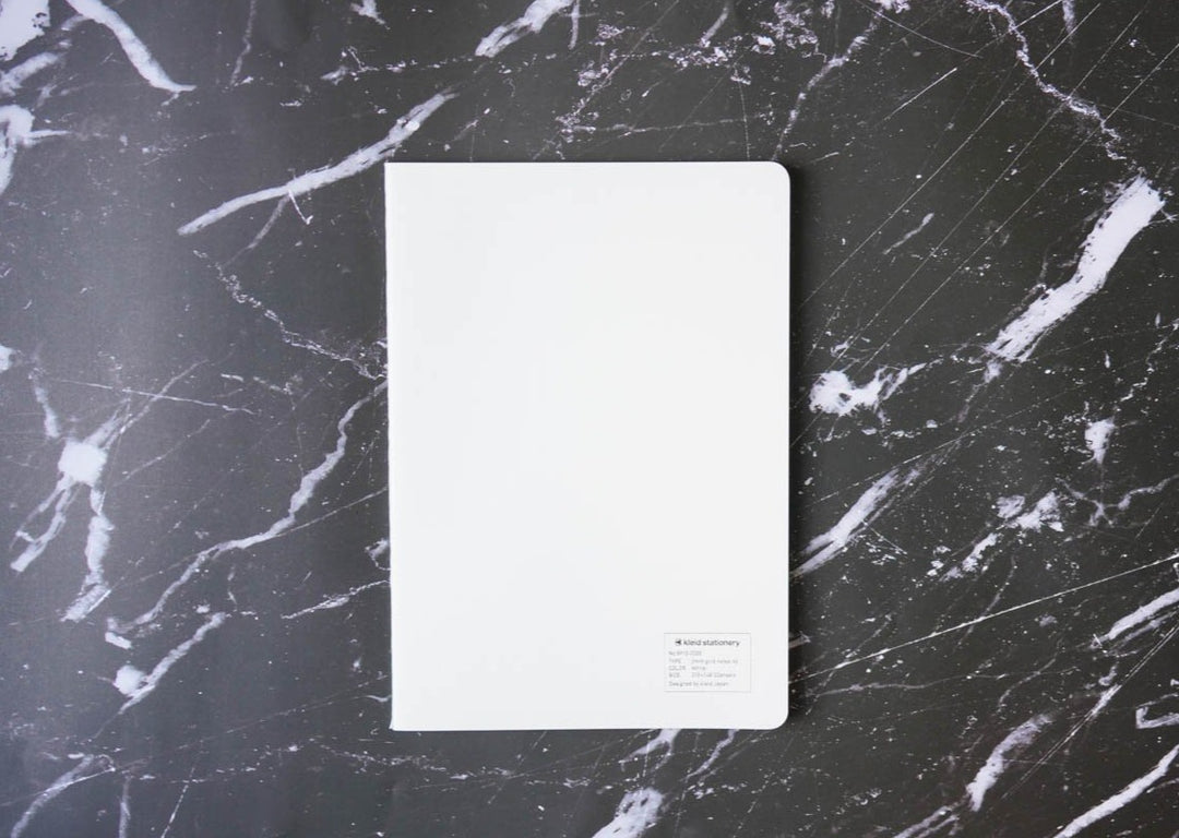 Kleid 2mm Grid Notes A5 - White