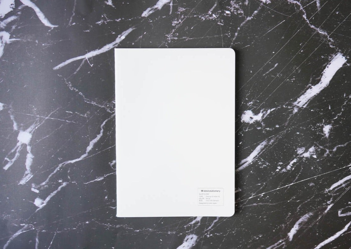 Kleid 2mm Grid Notes A5 - White
