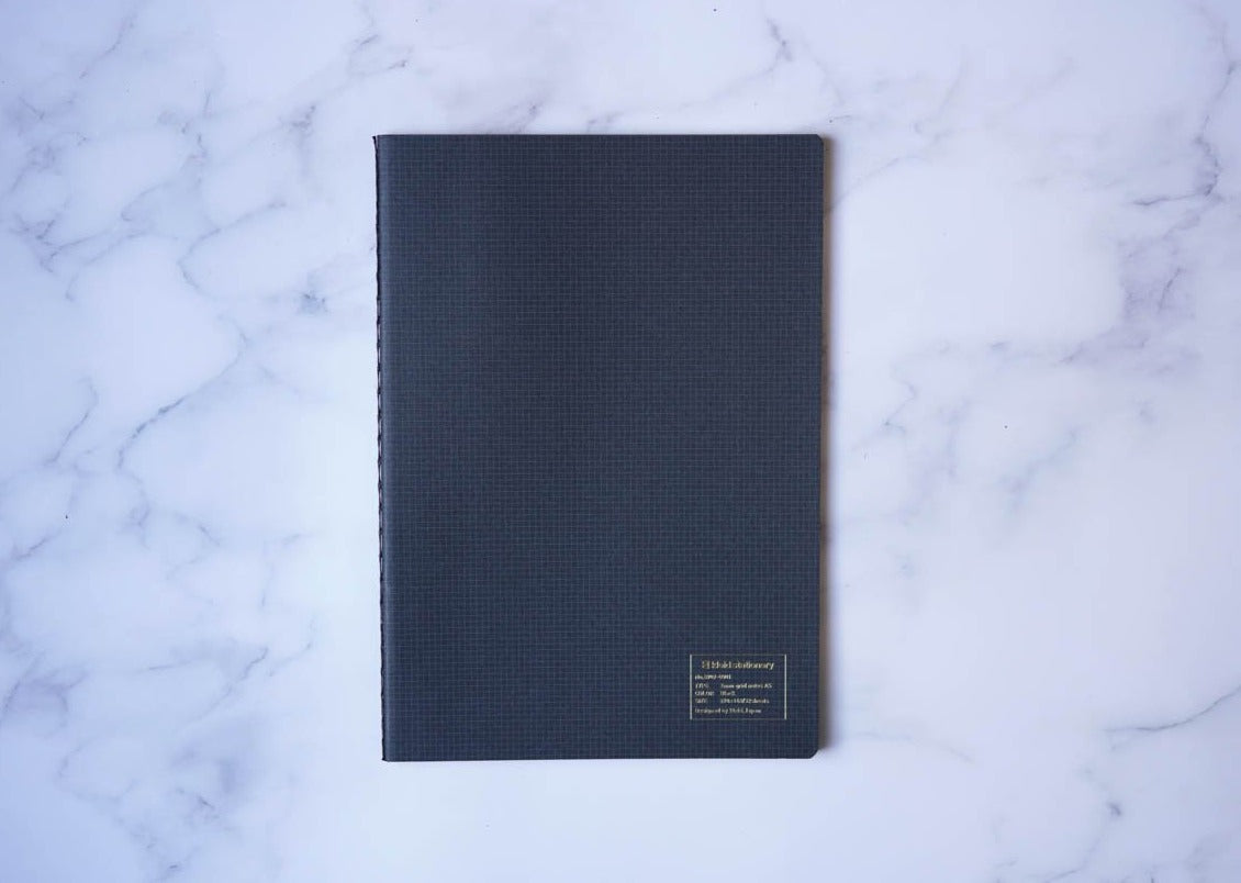 Kleid 2mm Grid Notes A5 - Black 