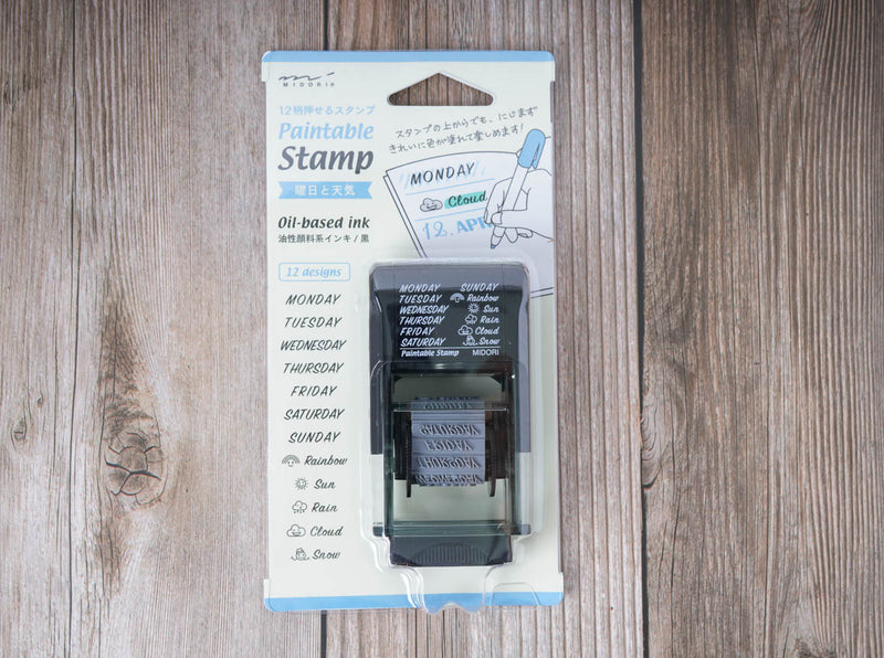 Midori Rotating Paintable Stamp - Daily Record