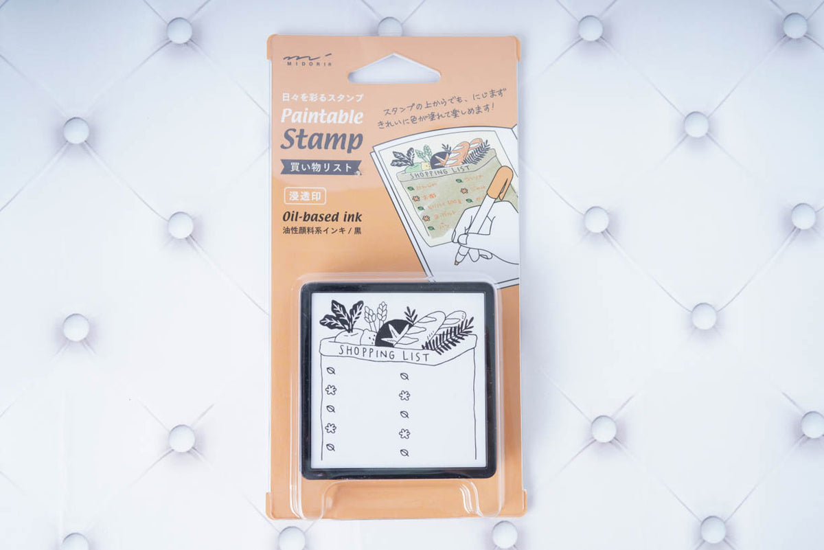 Midori Paintable Stamp - Oil-based Ink