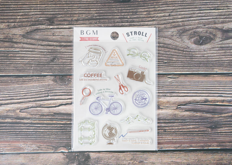 BGM Clear Stamp - Stroll