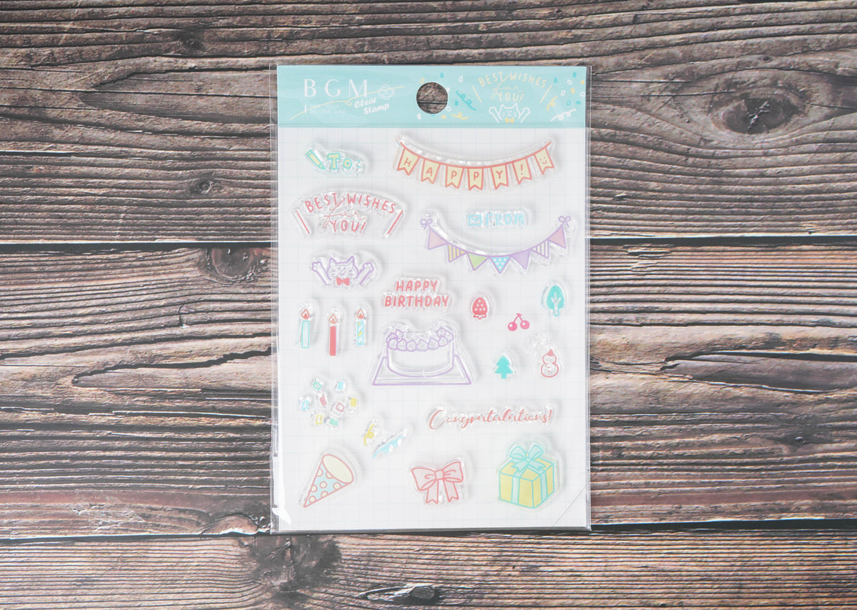 BGM Clear Stamp - Party