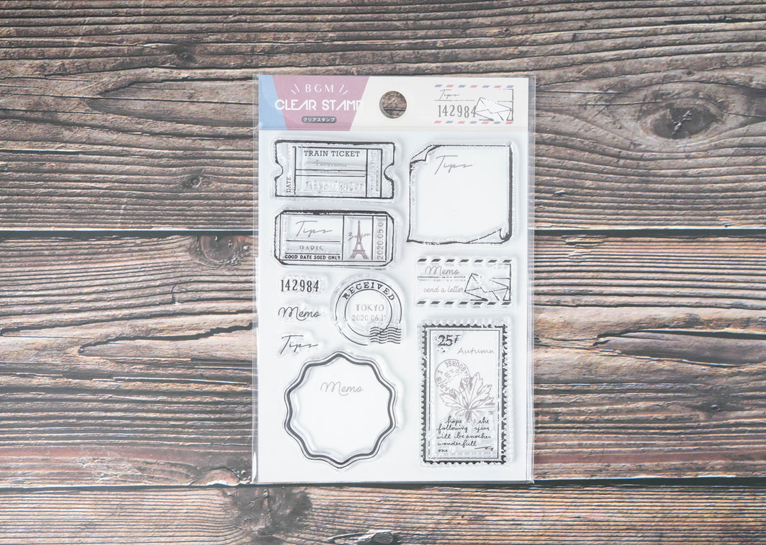 BGM Clear Stamp - Stamps and Tickets
