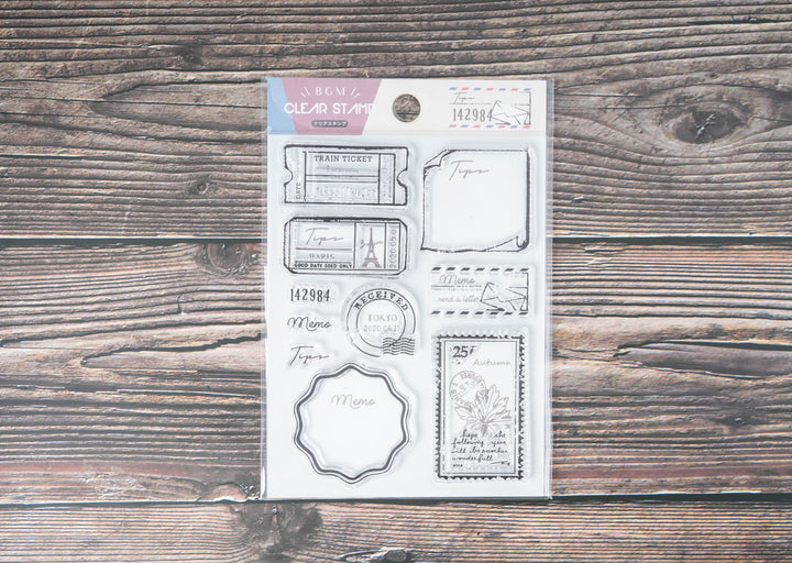 BGM Clear Stamp - Stamps and Tickets