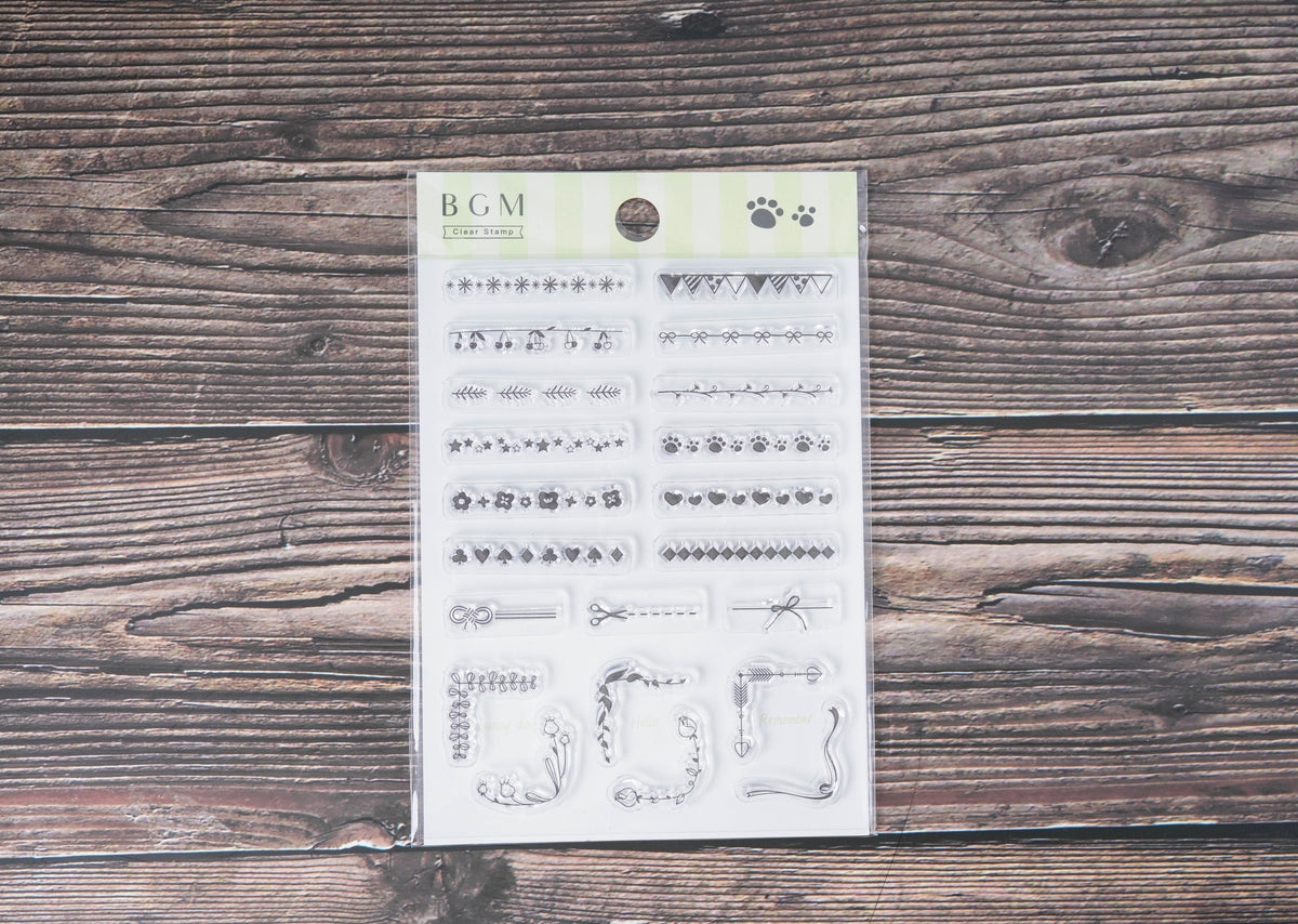 BGM Clear Stamp - Motifs
