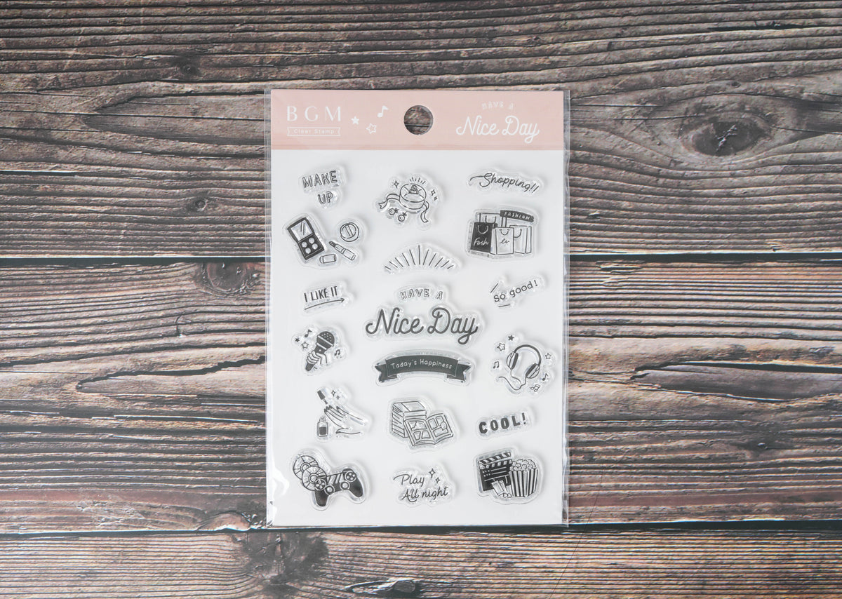 BGM Clear Stamp - Nice Day