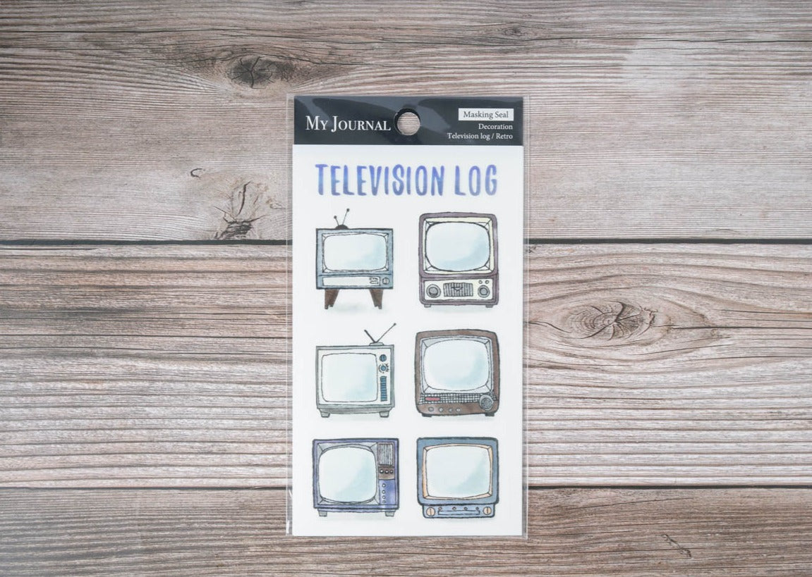 Pine Book My Journal Stickers - Television