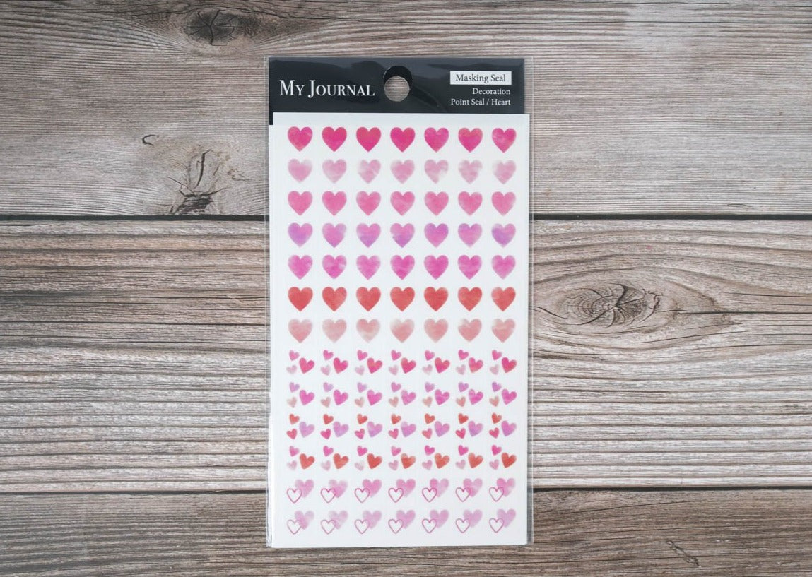 Pine Book My Journal Stickers - Heart 