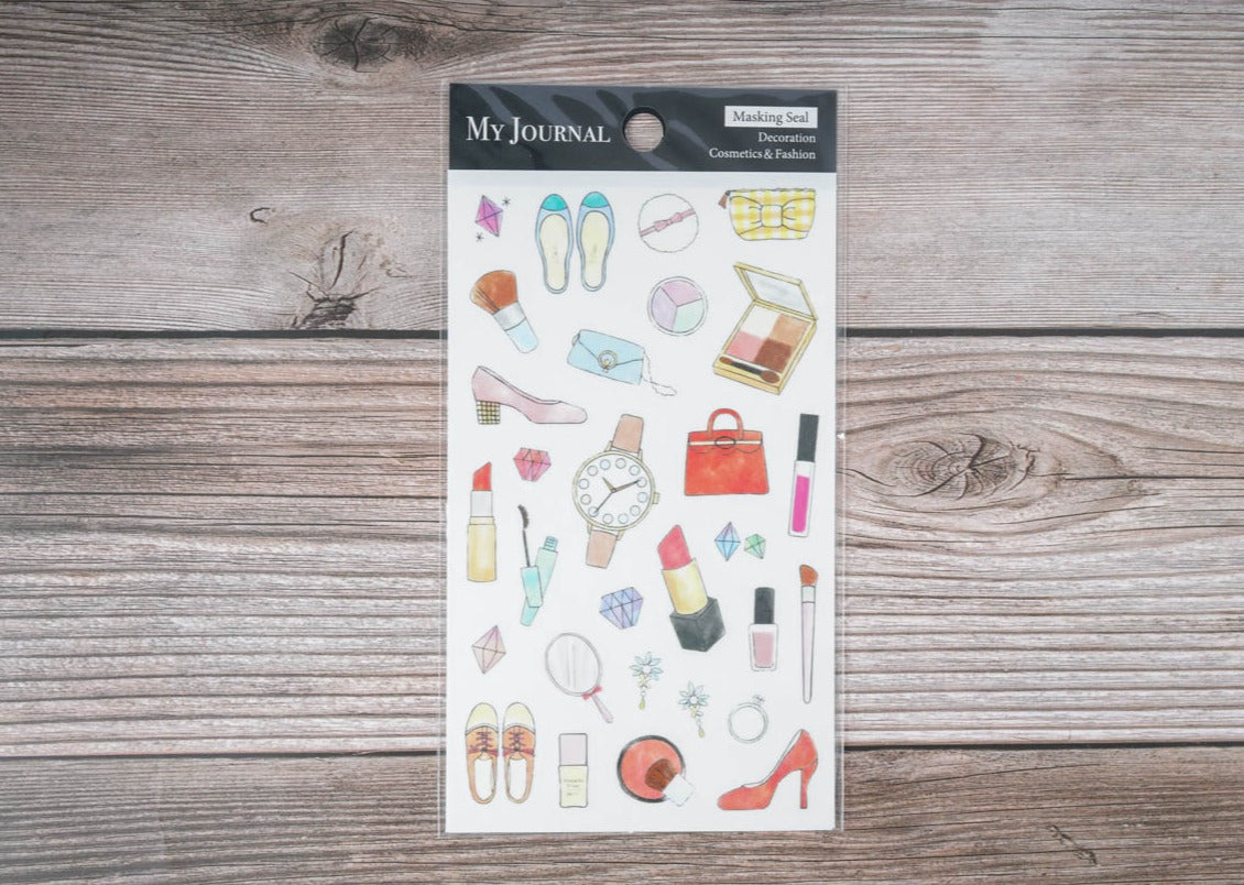 Pine Book My Journal Stickers - Cosmetics/Fashion
