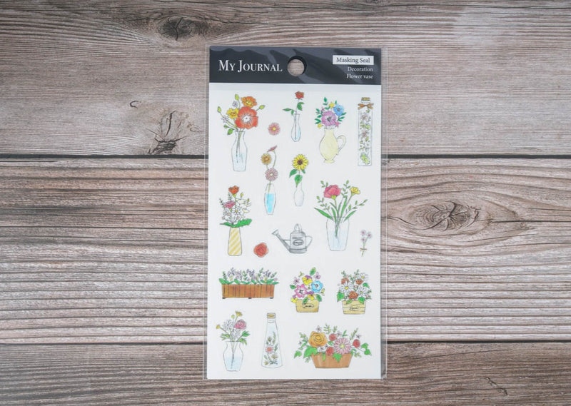 Pine Book My Journal Stickers - Flowers