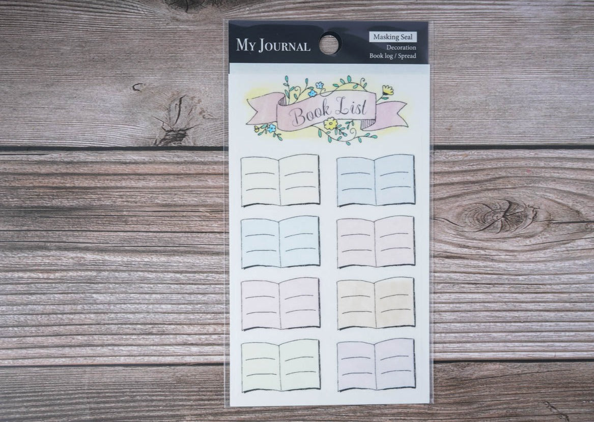 Pine Book My Journal Stickers - Book Log 