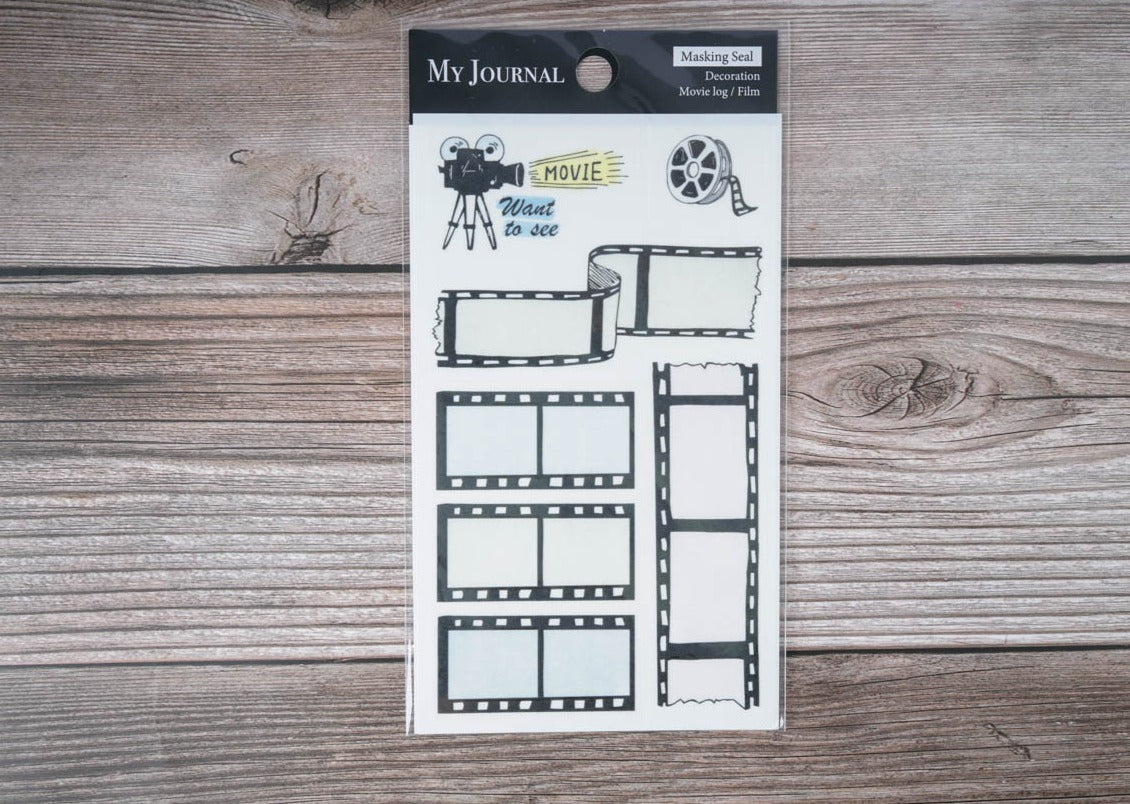 Pine Book My Journal Stickers - Movie 