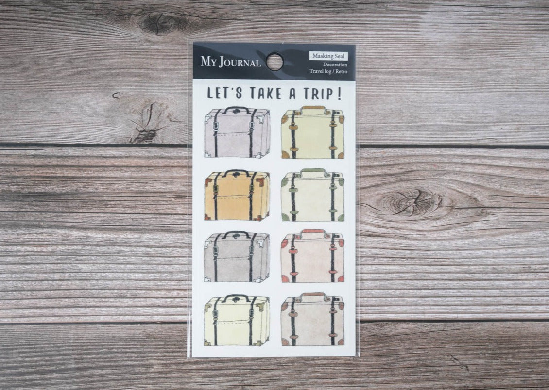 Pine Book My Journal Stickers - Travel Logs 