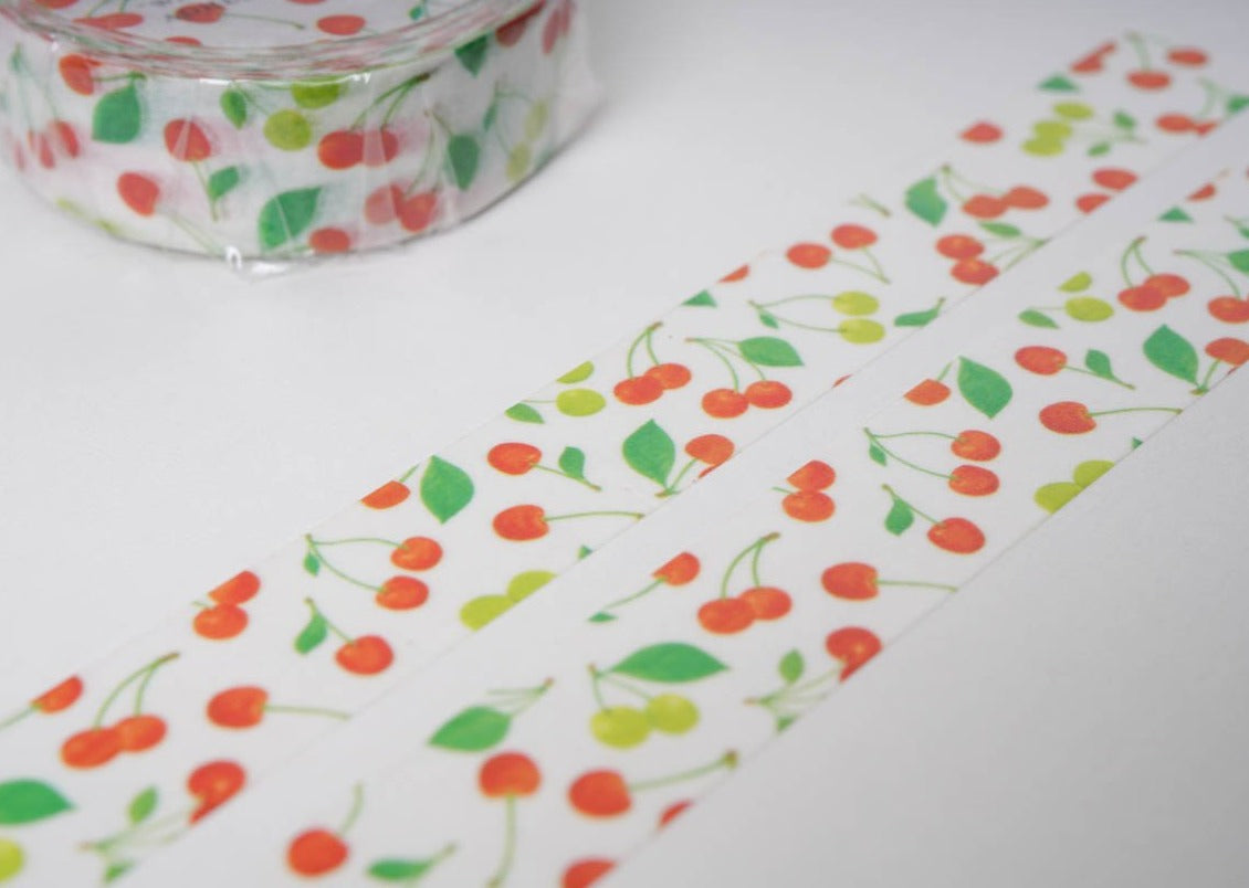 MT Washi Tape - Cherries detail