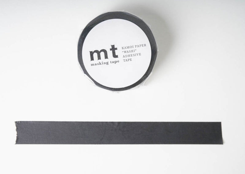 MT Washi Tape - Matte Black 